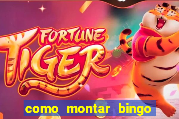 como montar bingo brinquedos toia